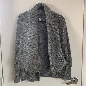 J crew shawl cardigan chunky knit